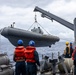 USS Mustin conducts boats operations