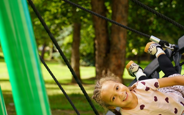 New playgrounds bring joy to children at Tower Barracks