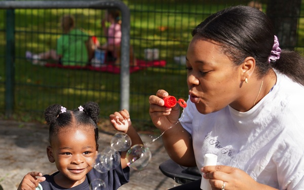 New playgrounds bring joy to children at Tower Barracks