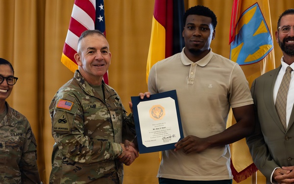21st TSC Civilian Recognition Ceremony