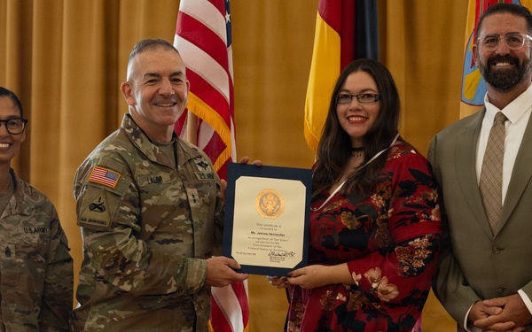 21st TSC Civilian Recognition Ceremony