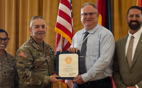 21st TSC Civilian Recognition Ceremony