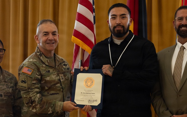 21st TSC Civilian Recognition Ceremony