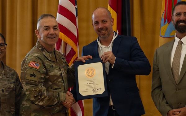 21st TSC Civilian Recognition Ceremony