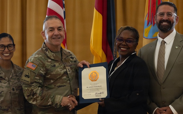 21st TSC Civilian Recognition Ceremony