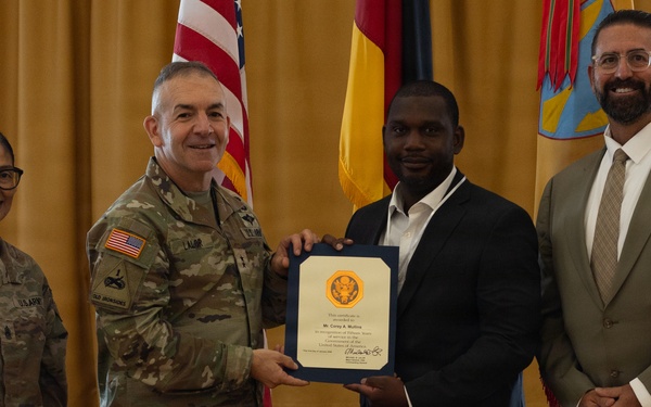 21st TSC Civilian Recognition Ceremony