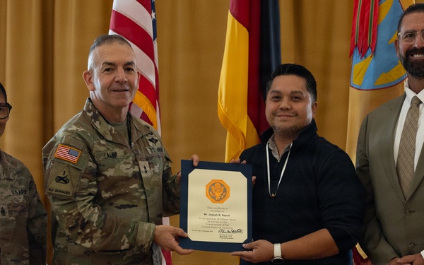 21st TSC Civilian Recognition Ceremony