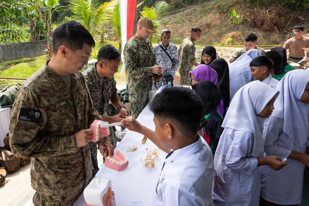 Pacific Partnership 2026 holds a community health engagement at the Tombovo Penampang Primary School in Kota Kinabalu, Malaysia