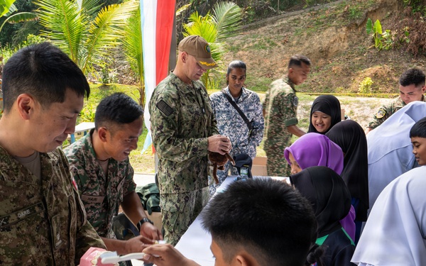 Pacific Partnership 2026 holds a community health engagement at the Tombovo Penampang Primary School in Kota Kinabalu, Malaysia