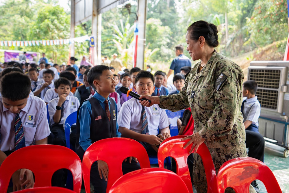 Pacific Partnership 2026 holds a community health engagement at the Tombovo Penampang Primary School in Kota Kinabalu, Malaysia