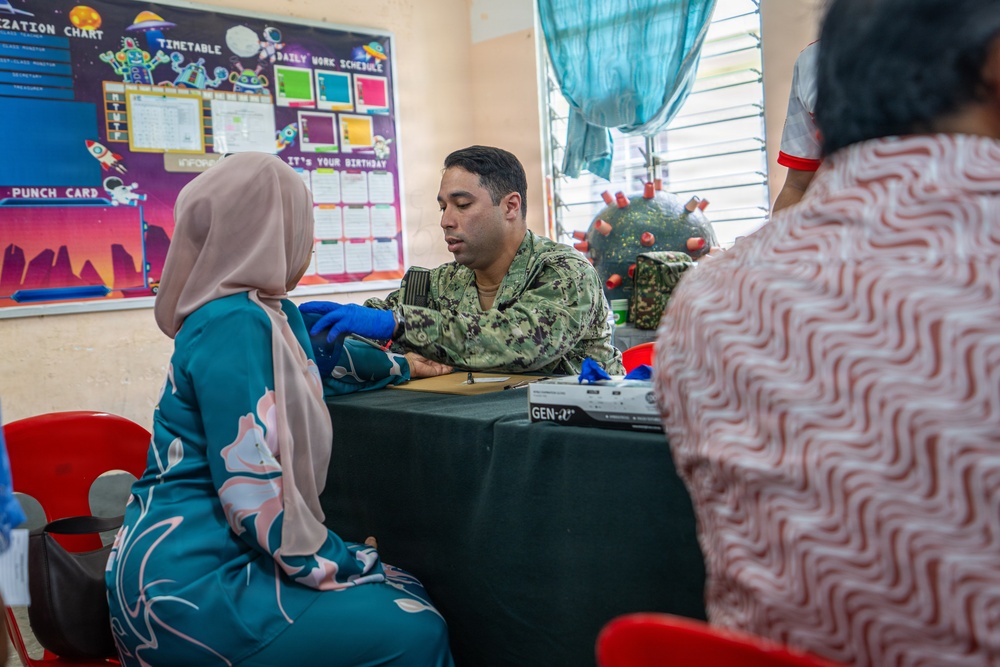 Pacific Partnership 2026 holds a community health engagement at the Tombovo Penampang Primary School in Kota Kinabalu, Malaysia