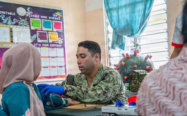 Pacific Partnership 2026 holds a community health engagement at the Tombovo Penampang Primary School in Kota Kinabalu, Malaysia