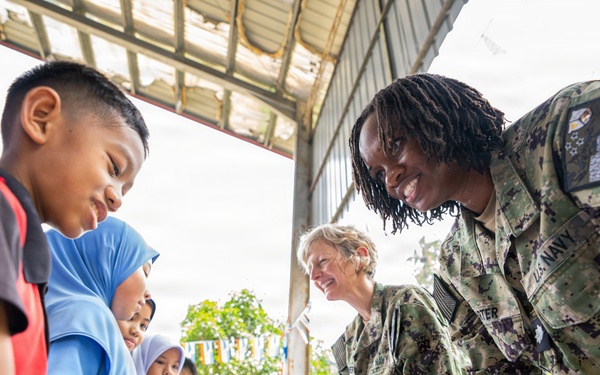 Pacific Partnership 2026 holds a community health engagement at the Tombovo Penampang Primary School in Kota Kinabalu, Malaysia