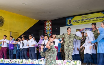 Pacific Partnership 2026 holds a community health engagement at the Tombovo Penampang Primary School in Kota Kinabalu, Malaysia