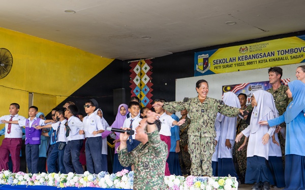 Pacific Partnership 2026 holds a community health engagement at the Tombovo Penampang Primary School in Kota Kinabalu, Malaysia