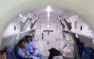 Pacific Partnership 2026 holds a dive subject matter expert exchange at Hospital Angkatan Tentera Wilayah Kota Kinabalu in Kota Kinabalu, Malaysia