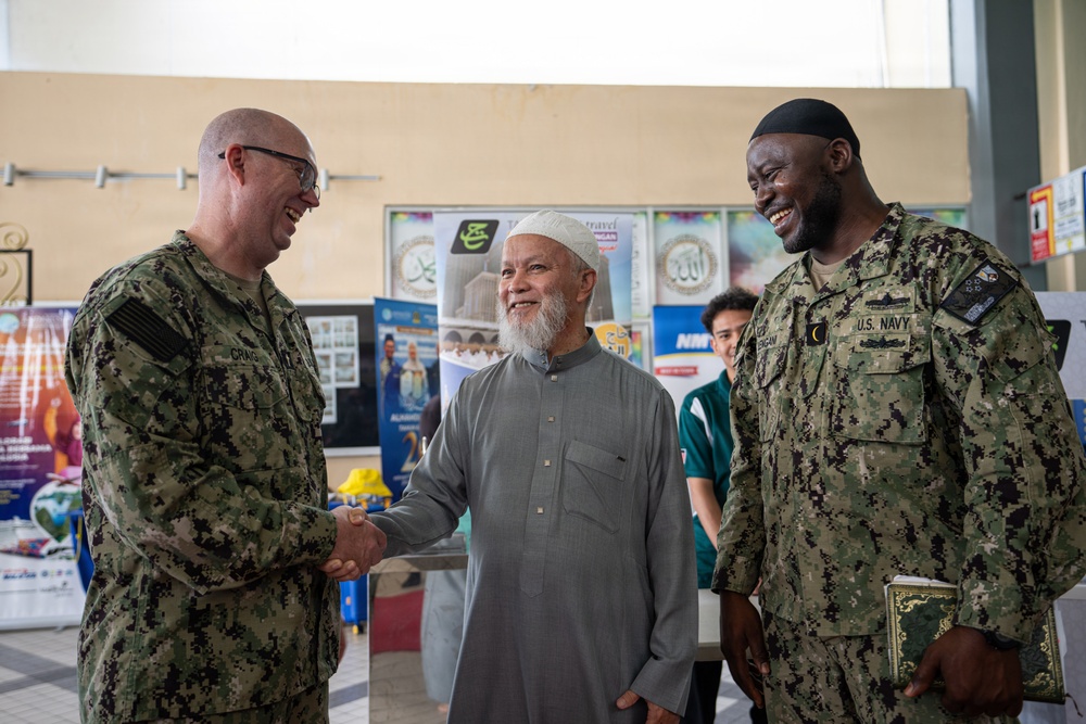 Pacific Partnership 2026 conducts a faith-based host nation outreach engagement event at the Masjid Bandaraya in Kota Kinabalu, Malaysia