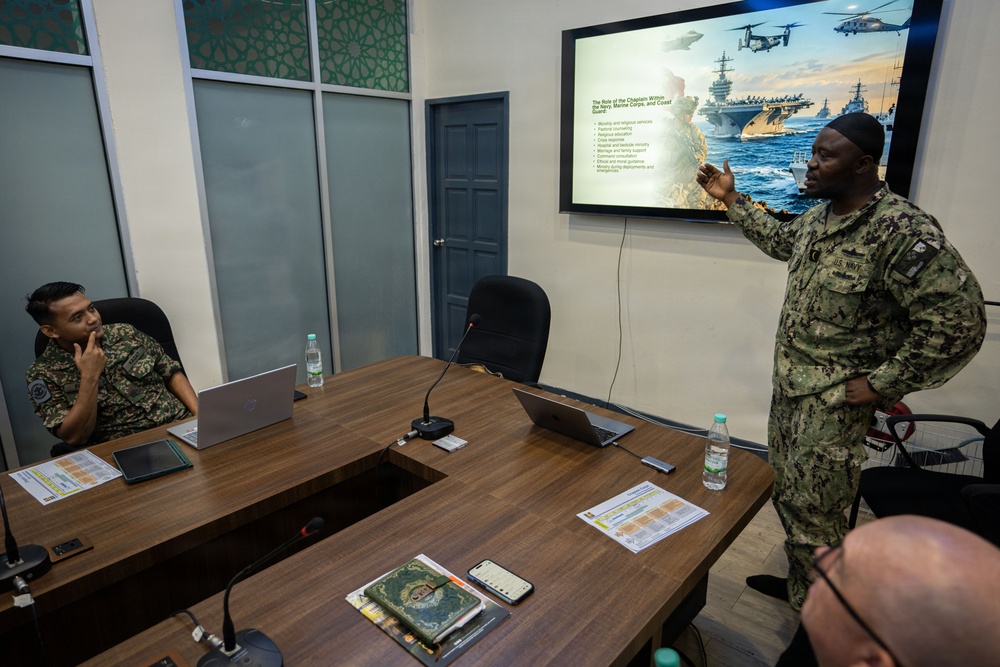 Pacific Partnership 2026 conducts a faith-based host nation outreach engagement event at the Masjid Bandaraya in Kota Kinabalu, Malaysia
