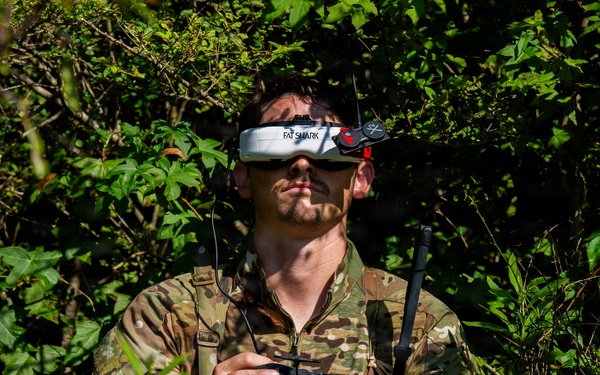 Special Operations Soldiers Complete Drone Challenges on Rural Flight Course