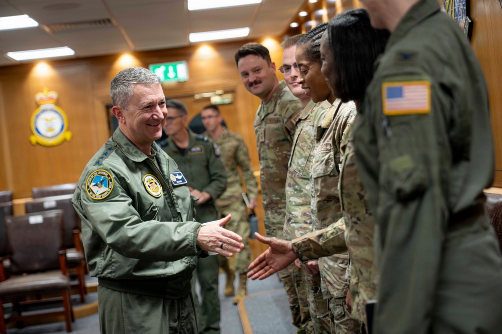 CJCS Visits with 48th Fighter Wing