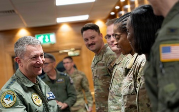 CJCS Visits with 48th Fighter Wing