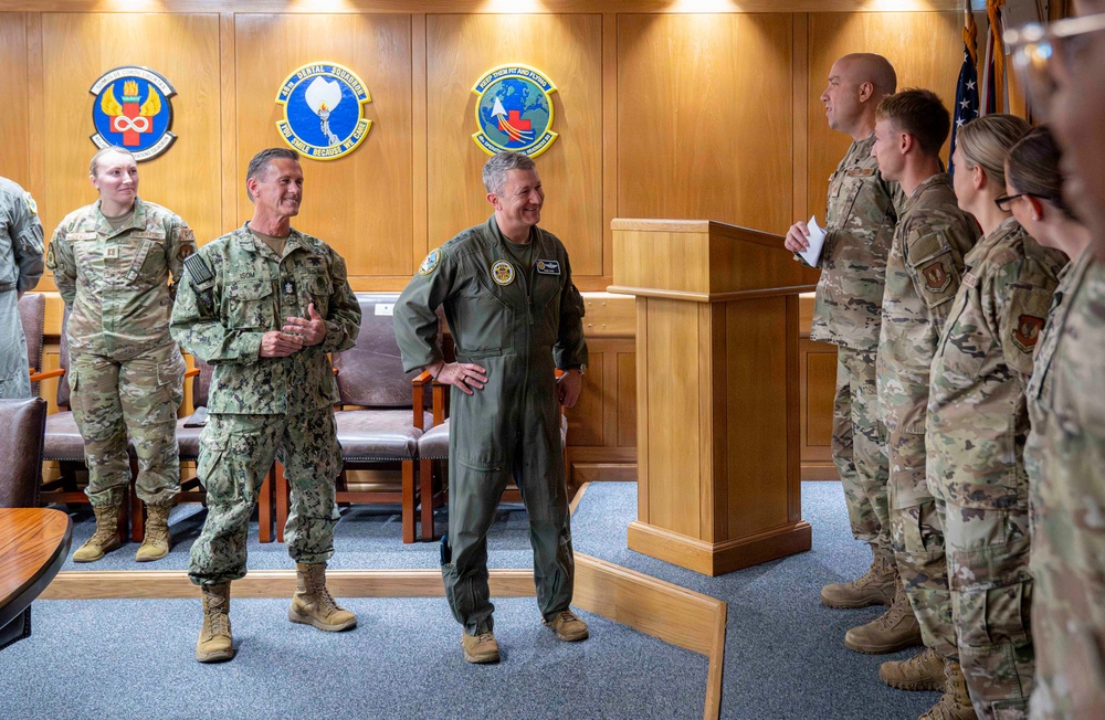 CJCS Visits with 48th Fighter Wing