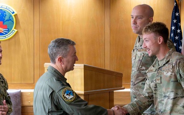CJCS Visits with 48th Fighter Wing