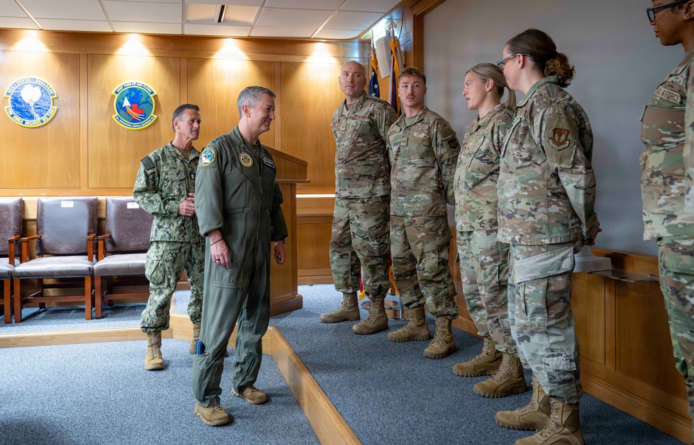 CJCS Visits with 48th Fighter Wing