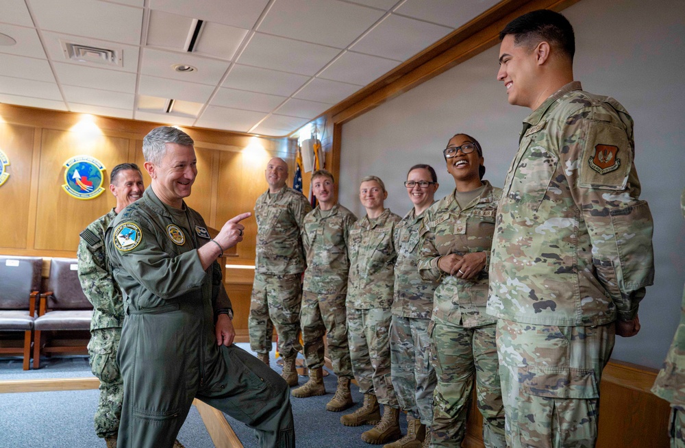 CJCS Visits with 48th Fighter Wing