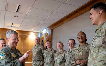 CJCS Visits with 48th Fighter Wing