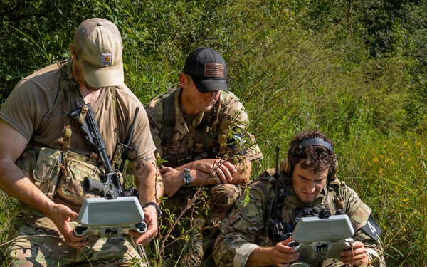 Special Operations Soldiers Complete Drone Challenges on Rural Flight Course