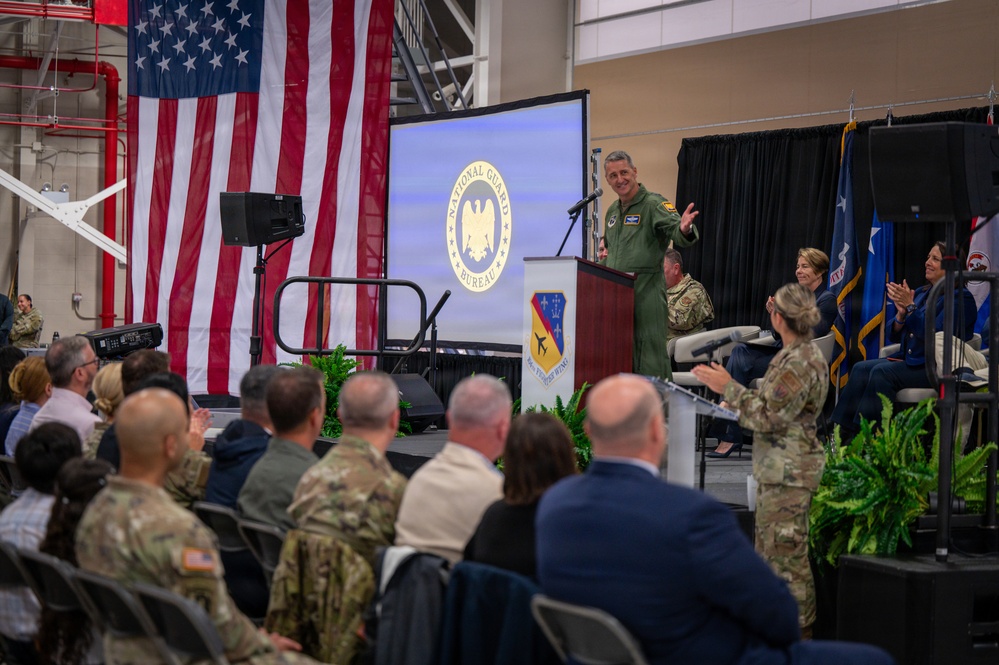 Nordhaus Helps Welcome F-35A to 104th Fighter Wing