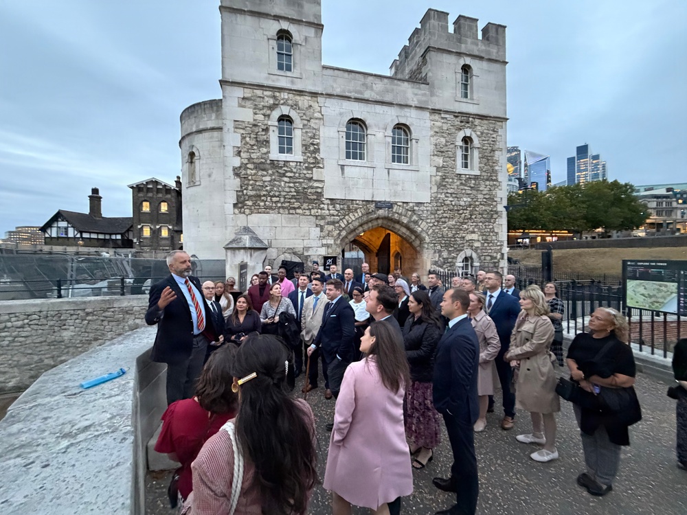 Leadership Connect: Team Mildenhall tours Tower of London