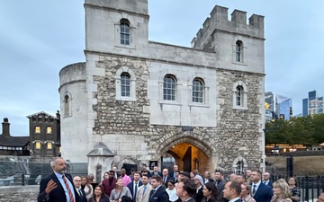 Leadership Connect: Team Mildenhall tours Tower of London