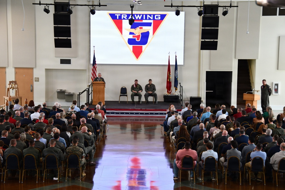 Training Air Wing Five Holds Change of Command