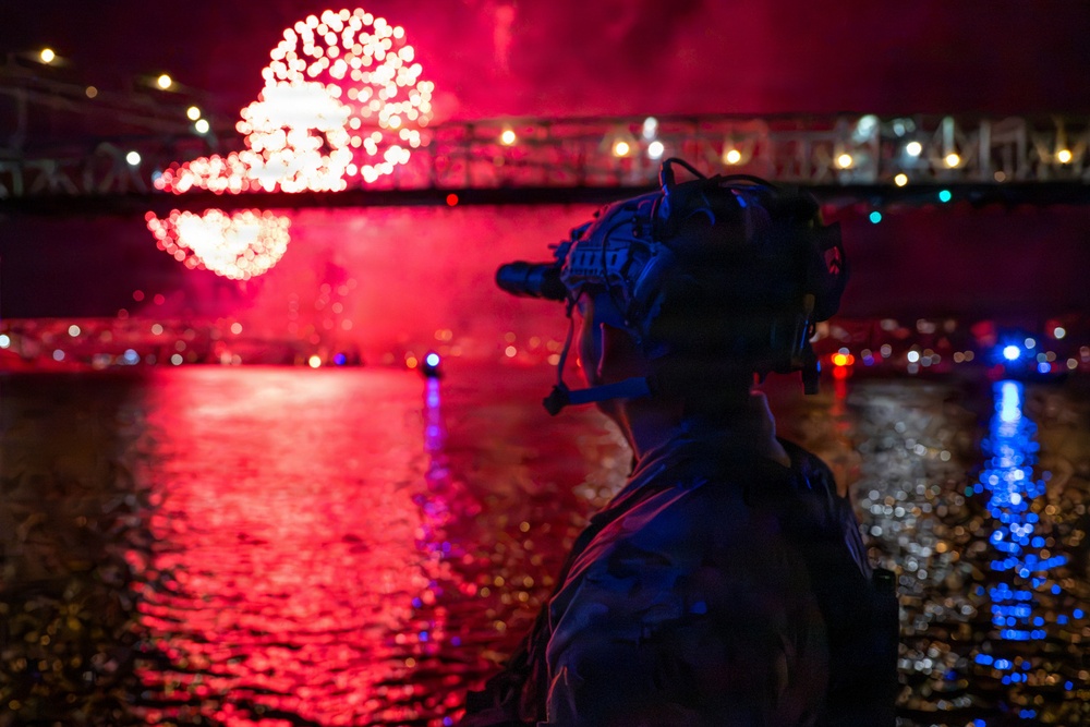 Coast Guard enforces Riverfest safety zone