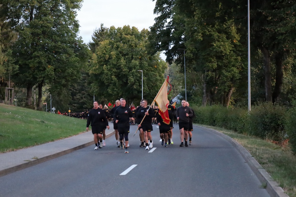 Knights Brigade Honors 9/11 victims with Installation‑Wide Memorial Run
