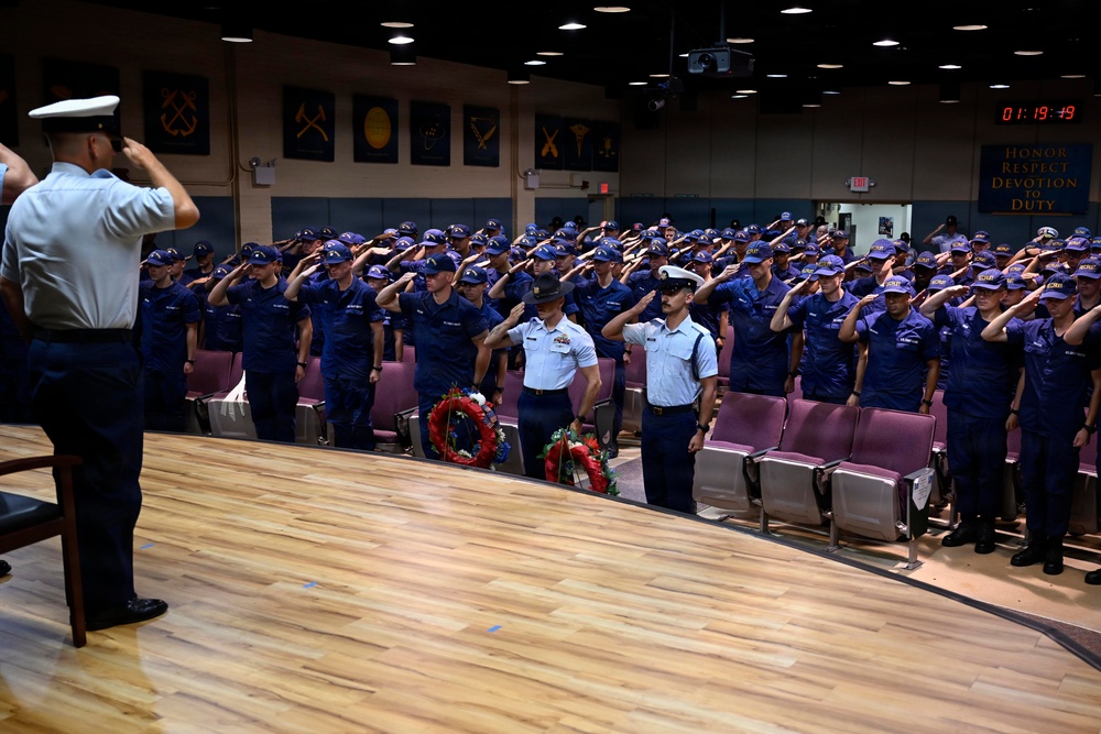 Training Center Cape May 9/11 Memorial Wreath Laying
