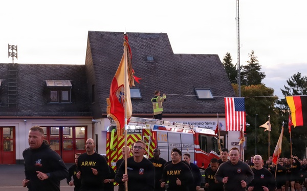 Local Fire Department Provides Support During Baumholder 9/11 Memorial Run