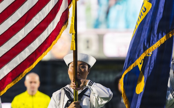 NTAG Pittsburgh Sailors Attend Pittsburgh Riverhounds Game