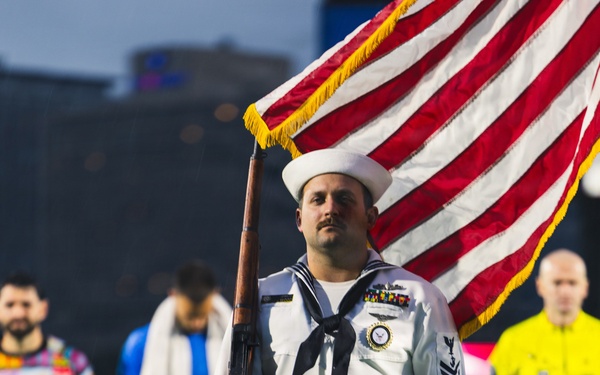 NTAG Pittsburgh Sailors Attend Pittsburgh Riverhounds Game