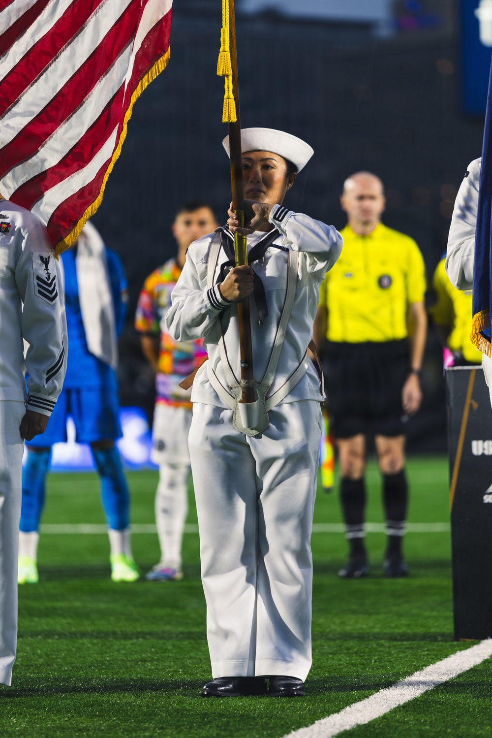 NTAG Pittsburgh Sailors Attend Pittsburgh Riverhounds Game
