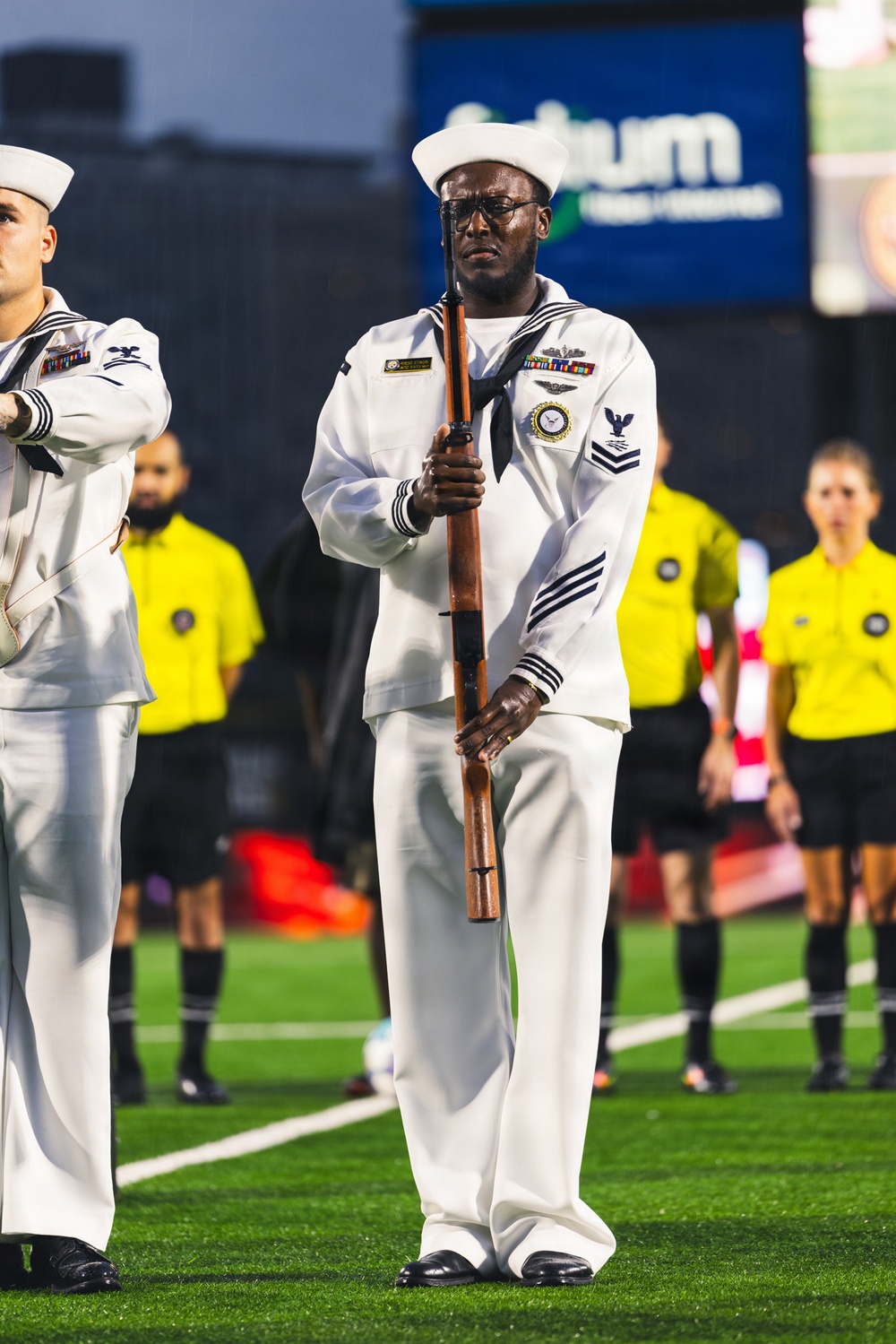 NTAG Pittsburgh Sailors Attend Pittsburgh Riverhounds Game
