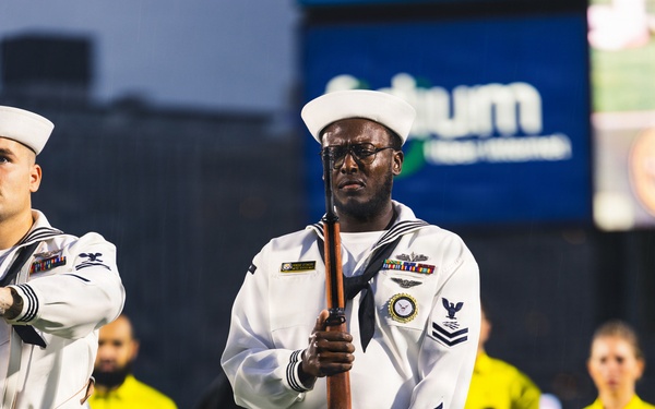 NTAG Pittsburgh Sailors Attend Pittsburgh Riverhounds Game