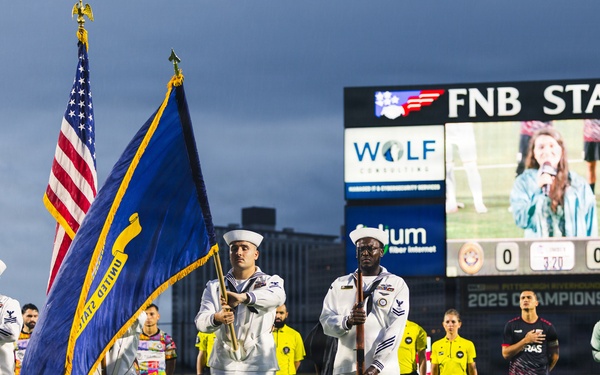 NTAG Pittsburgh Sailors Attend Pittsburgh Riverhounds Game