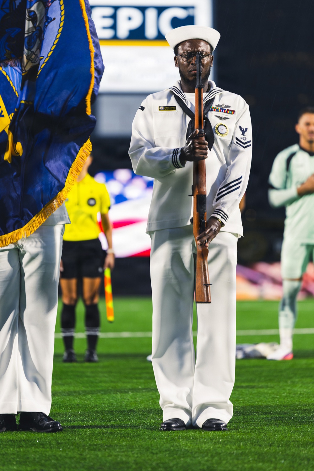 NTAG Pittsburgh Sailors Attend Pittsburgh Riverhounds Game