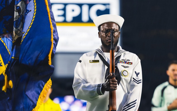 NTAG Pittsburgh Sailors Attend Pittsburgh Riverhounds Game