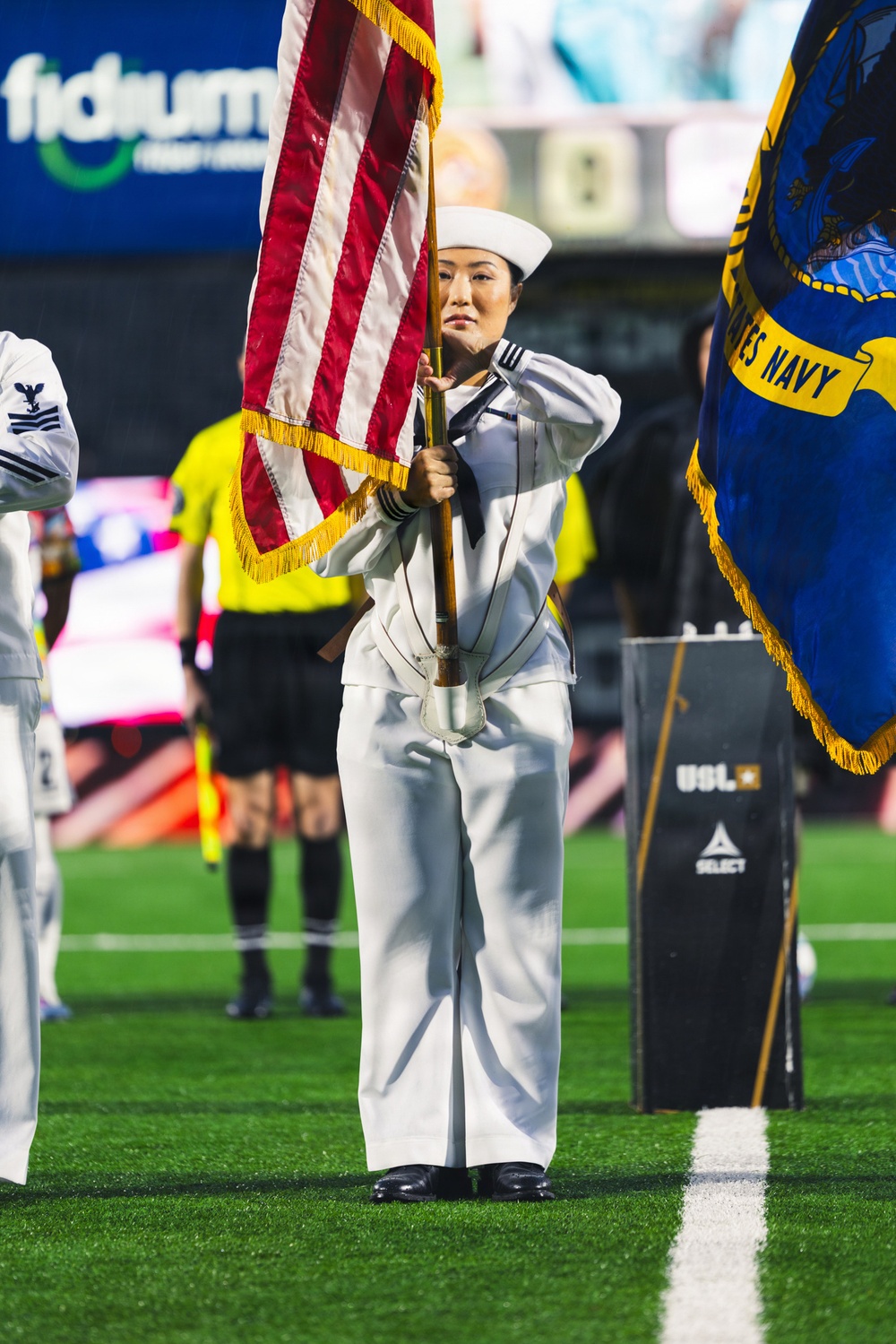 NTAG Pittsburgh Sailors Attend Pittsburgh Riverhounds Game