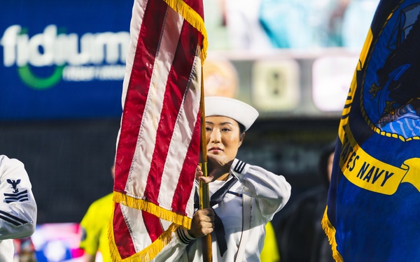 NTAG Pittsburgh Sailors Attend Pittsburgh Riverhounds Game