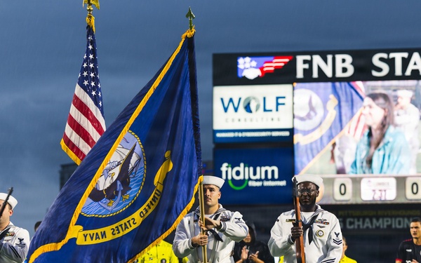 NTAG Pittsburgh Sailors Attend Pittsburgh Riverhounds Game